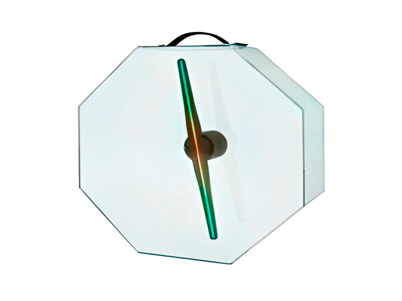 Голографический вентилятор настольный шестиугольный